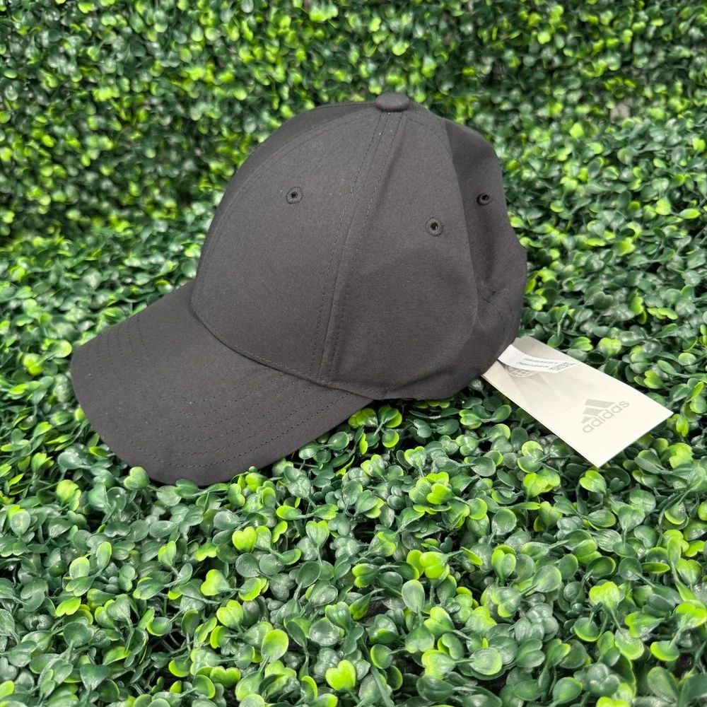 Adidas Youth Performance Golf Hat Black Adjustable Snapback Cap H57139 NEW